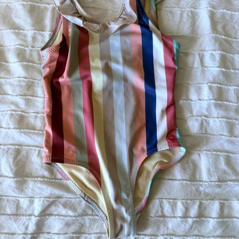 Pink chicken new york girls swimsuit